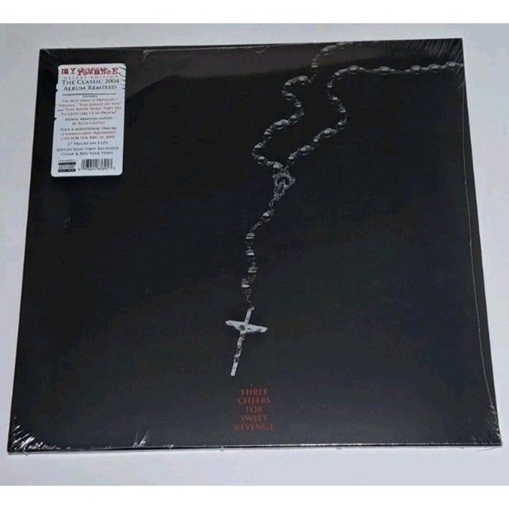 My Chemical Romance Three Cheers Sweet Revenge Deluxe Spotify Clear Red Vinyl